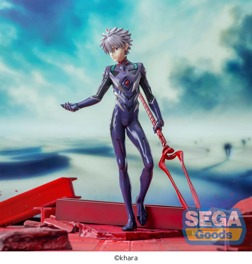 Evangelion: 3.0+1.0 Thrice Upon a Time - Kaworu Nagisa x Spear of Longinus Prize Figure SEGA