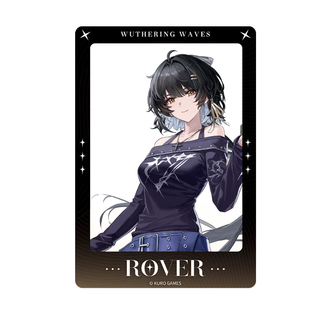 Wuthering Waves - Focused Freeze Series Character Acrylic Clear Card Karasumaya