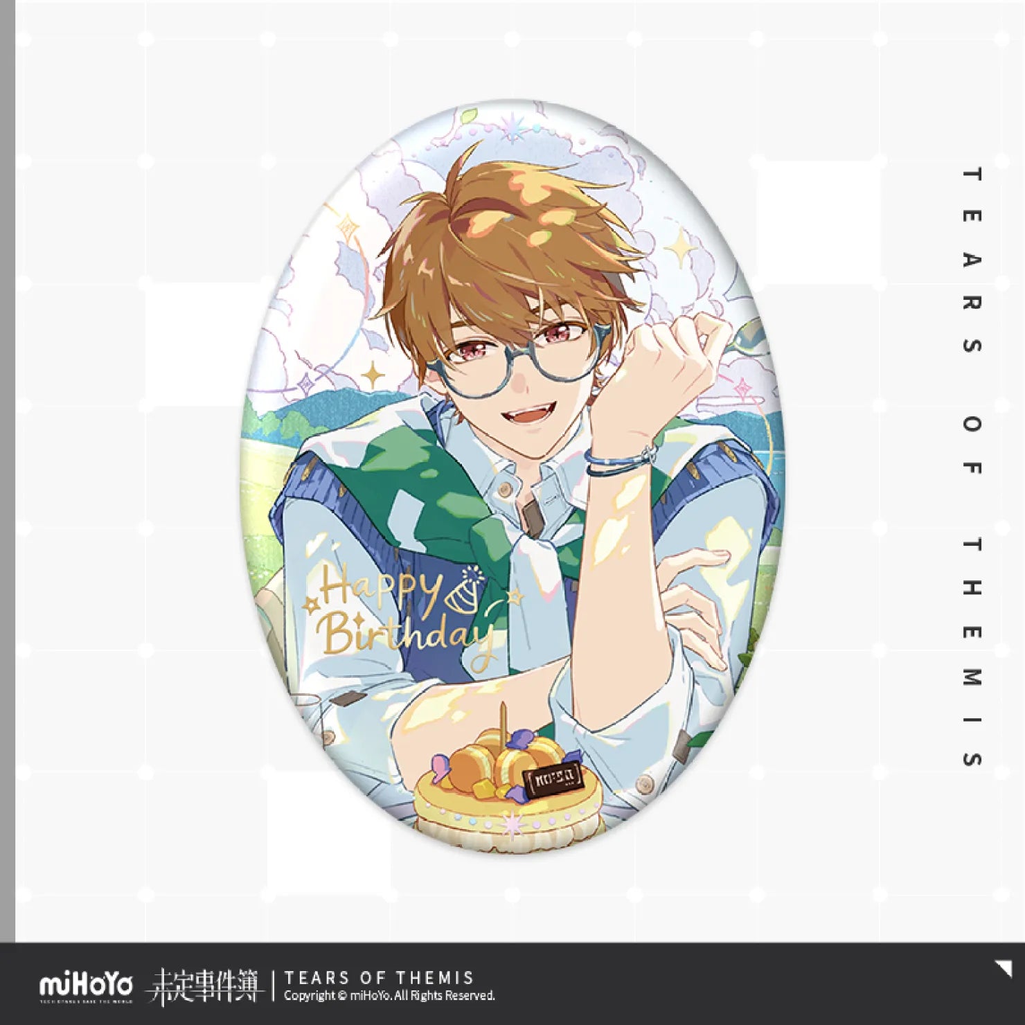 Tears of Themis - Stellis Heartbeat Series Raven Irregular Badge miHoYo