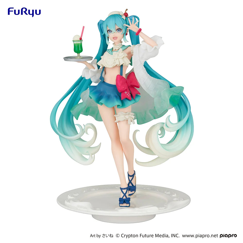 Hatsune Miku - Hatsune Miku(Melon Soda Float Ver.) SweetSweets Series Exceed Creative Prize Figure FuRyu Corporation