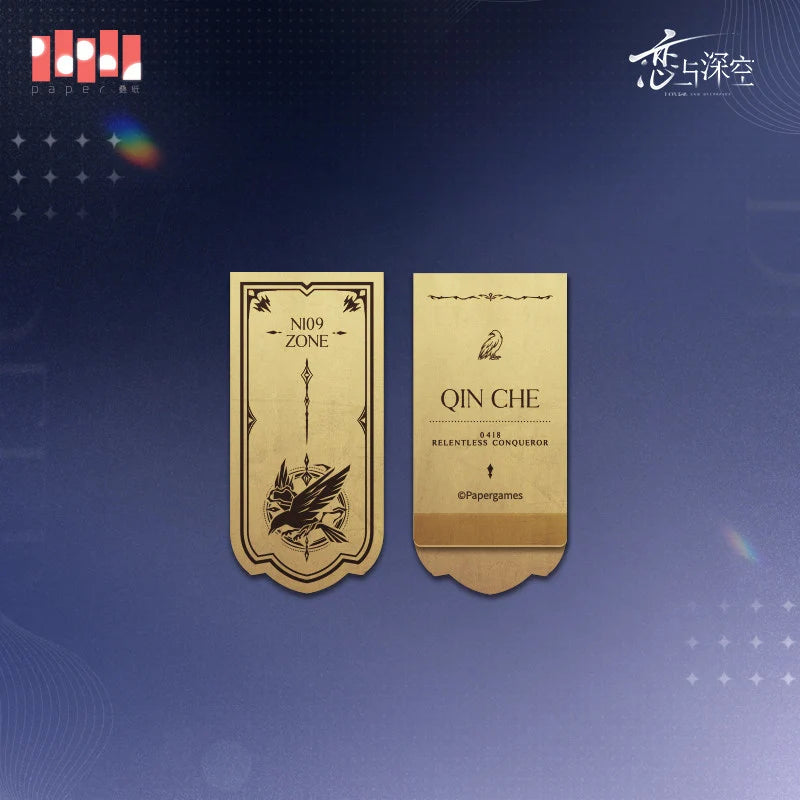 Love and Deepspace - Echoes of Yesterday Series Brass Bookmark InFold Games