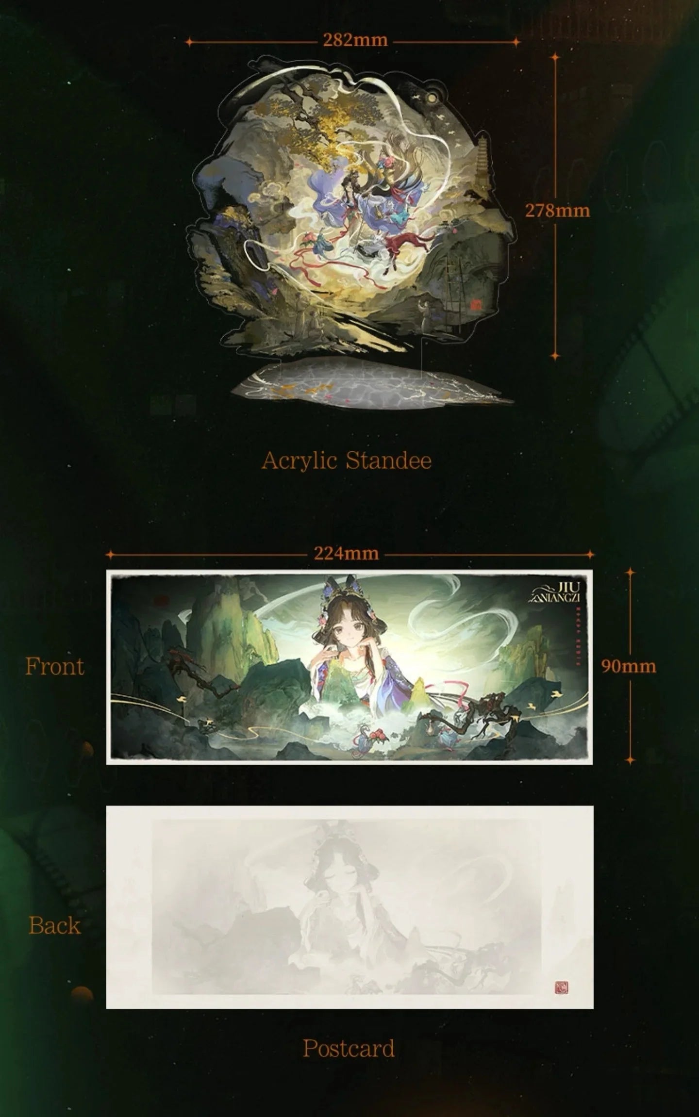 Reverse: 1999 - Jiu Niangzi Blossom Spring Fairy Acrylic Stand BLUEPOCH