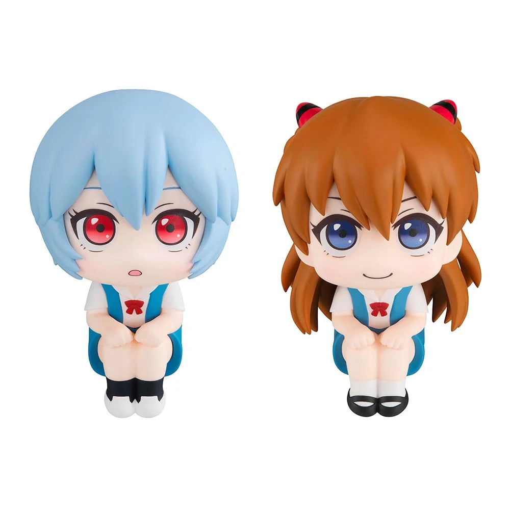 Evangelion - Rei Ayanami & Shikinami Asuka Langley Set [with gift] Mini Figure MegaHouse