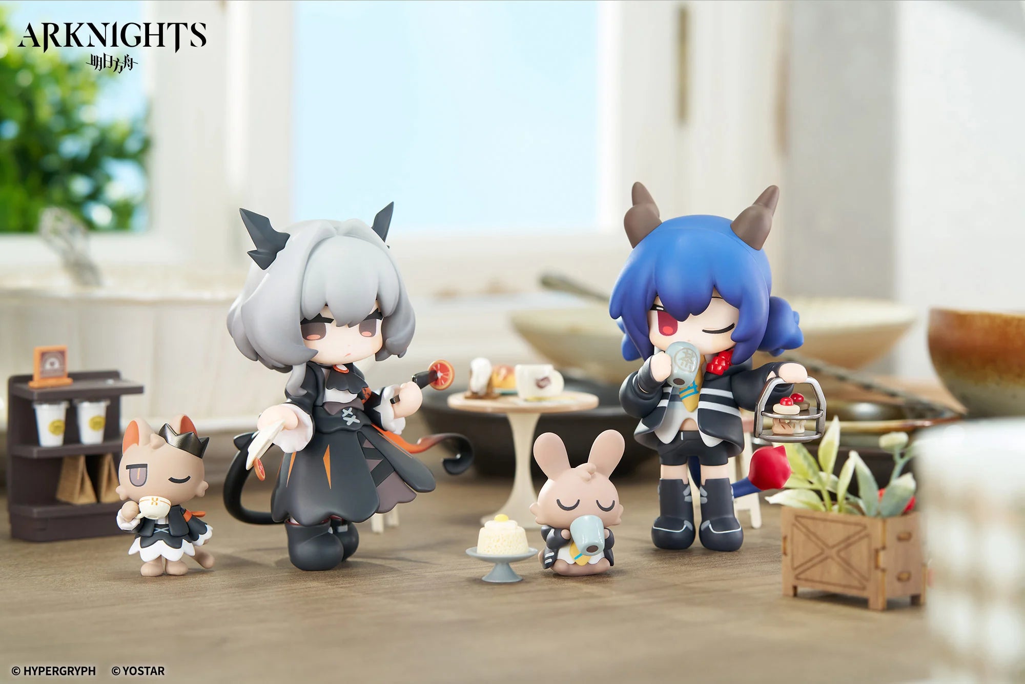 Arknights - Ch'en & Talulah Dessert Time Series Chibi Figure APEX