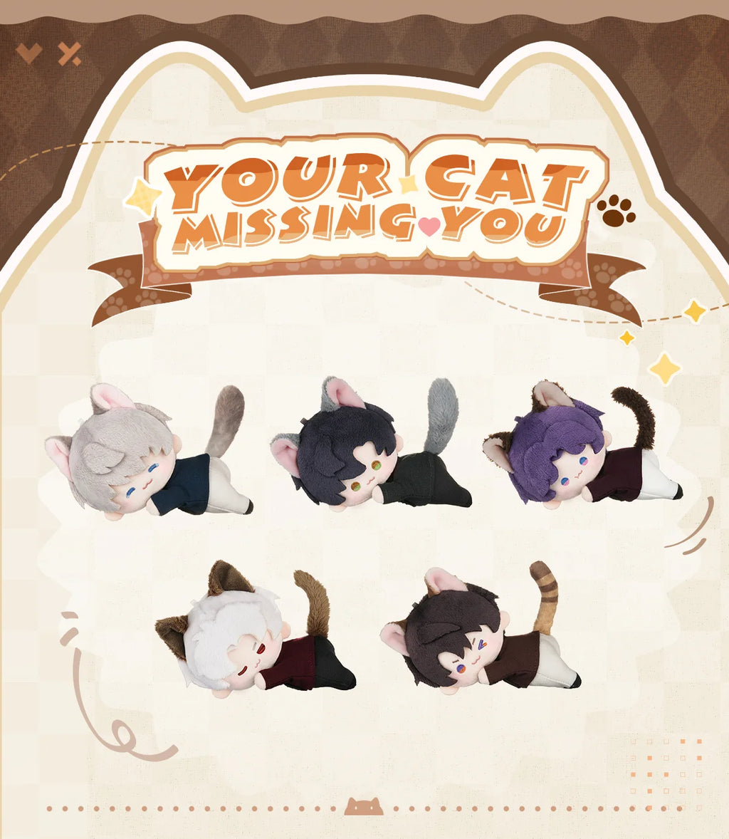 Love and Deepspace - Your Cat Misses You Series Magnetic Plush Doll InFold Games