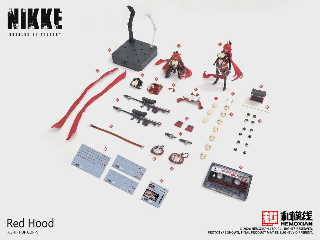 Goddess of Victory: Nikke - Red Hood 1/12 Plastic Model Kit HEMOXIAN