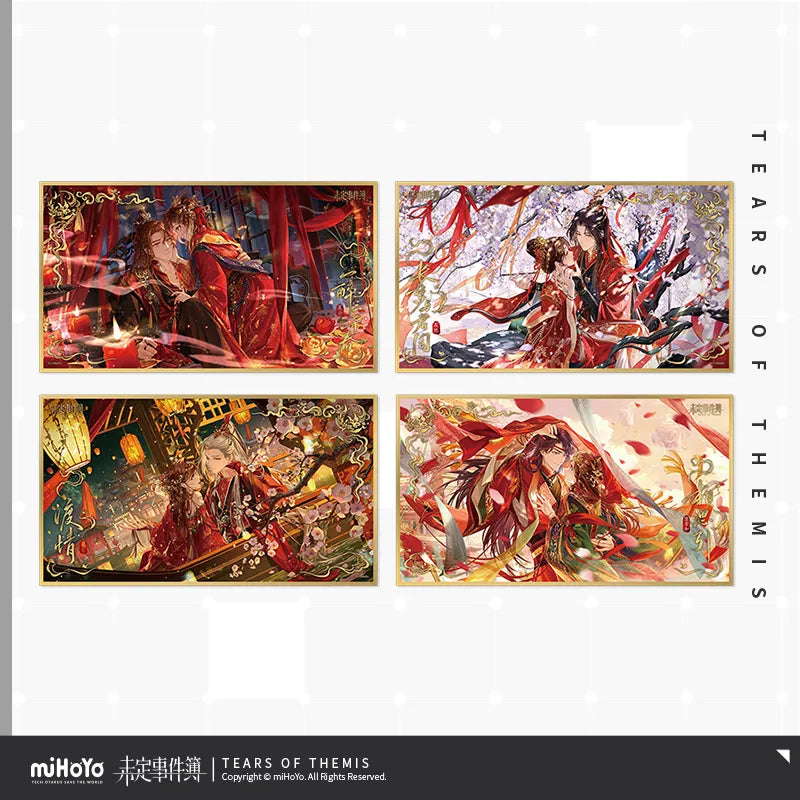 Tears of Themis - Red Dust Together For Long Life Series Art Board miHoYo
