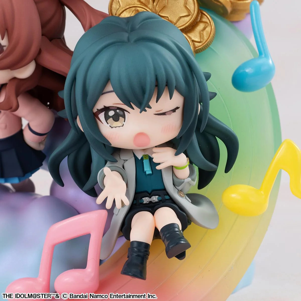 The iDOLM@STER Gakuen - Temari Tsukimura & Fujita Kotone & Saki Hanami Chibi Figure MegaHouse