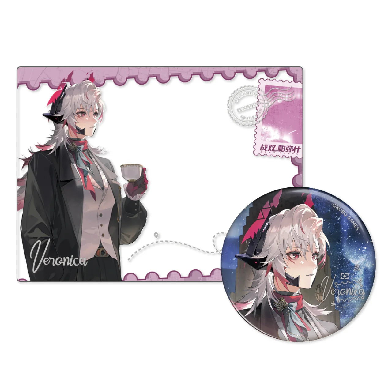 Punishing: Gray Raven - Echoes of Elsewhere 6th Anniversary Badge Transparent Card Set KURO GAMES
