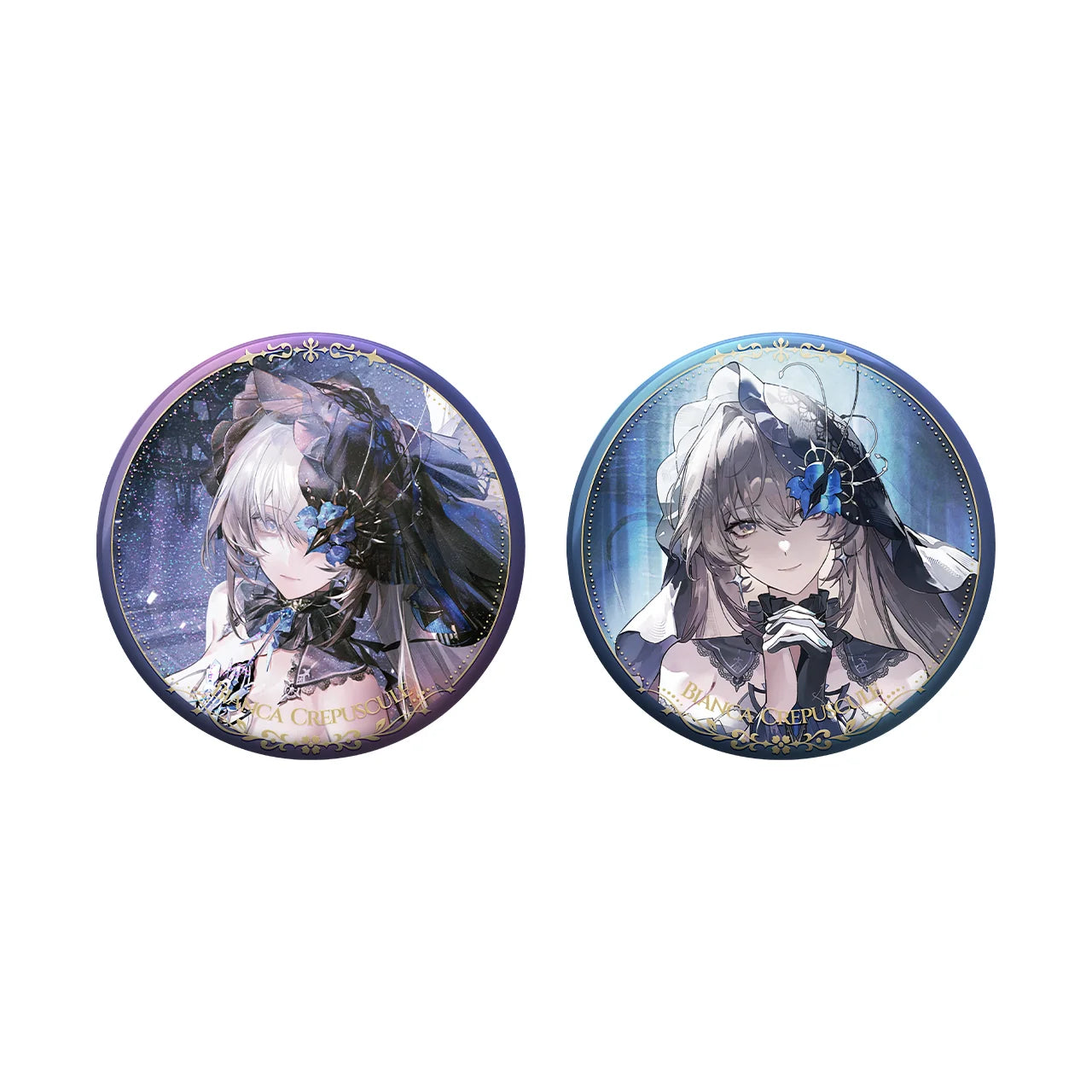 Punishing: Gray Raven - Bianca: Crepuscule | Night Sonata Coating Double Flash Badge Set KURO GAMES