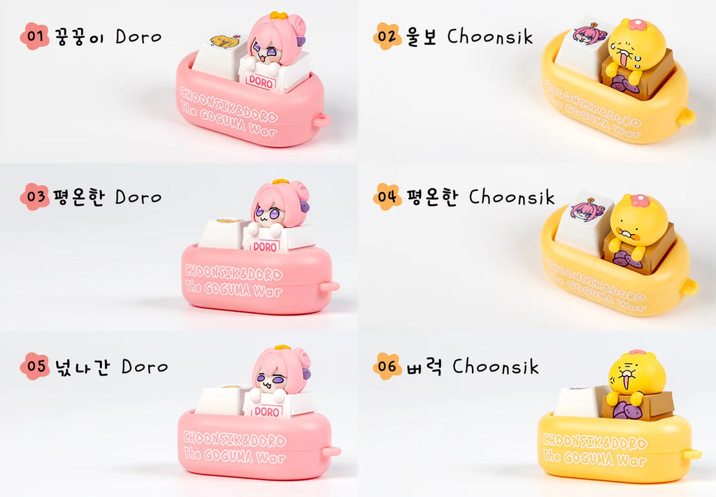 Goddess of Victory: Nikke - Doro＆Choonsik KAKAO FRIENDS Collab Series Keycap Blind Box GNF TOYZ