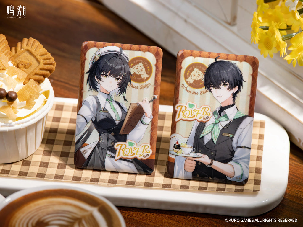 Wuthering Waves - When the Skies Align Themed Square Tin Badge KURO GAMES