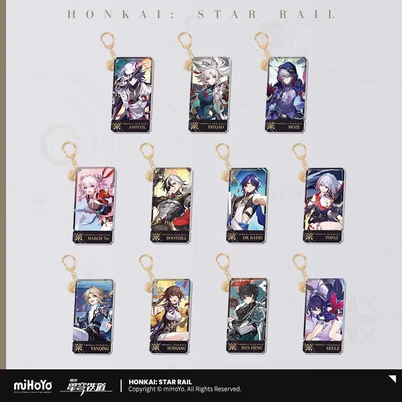 Honkai: Star Rail - The Hunt Path Character Acrylic Warp Artwork Acrylic Keychain miHoYo