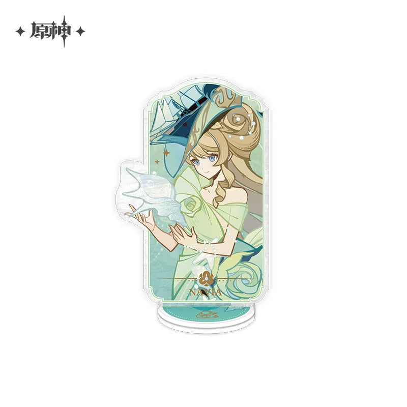 Genshin Impact - Brocade Night Theme Badge & Acrylic Stand miHoYo
