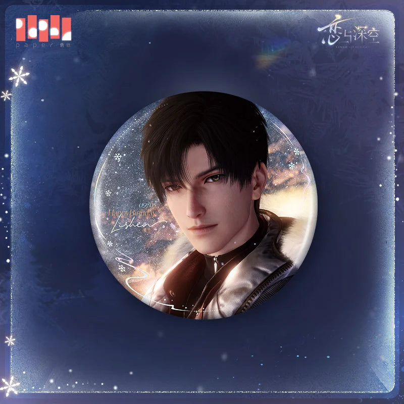 Love and Deepspace - Zayne 2025 Birthday Dawnbreak Promise Series Collection Badge InFold Games