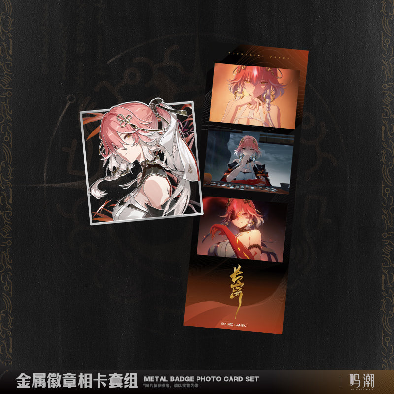 Wuthering Waves - Resonator Themed Metal Badge Photo Card Set KURO GAMES