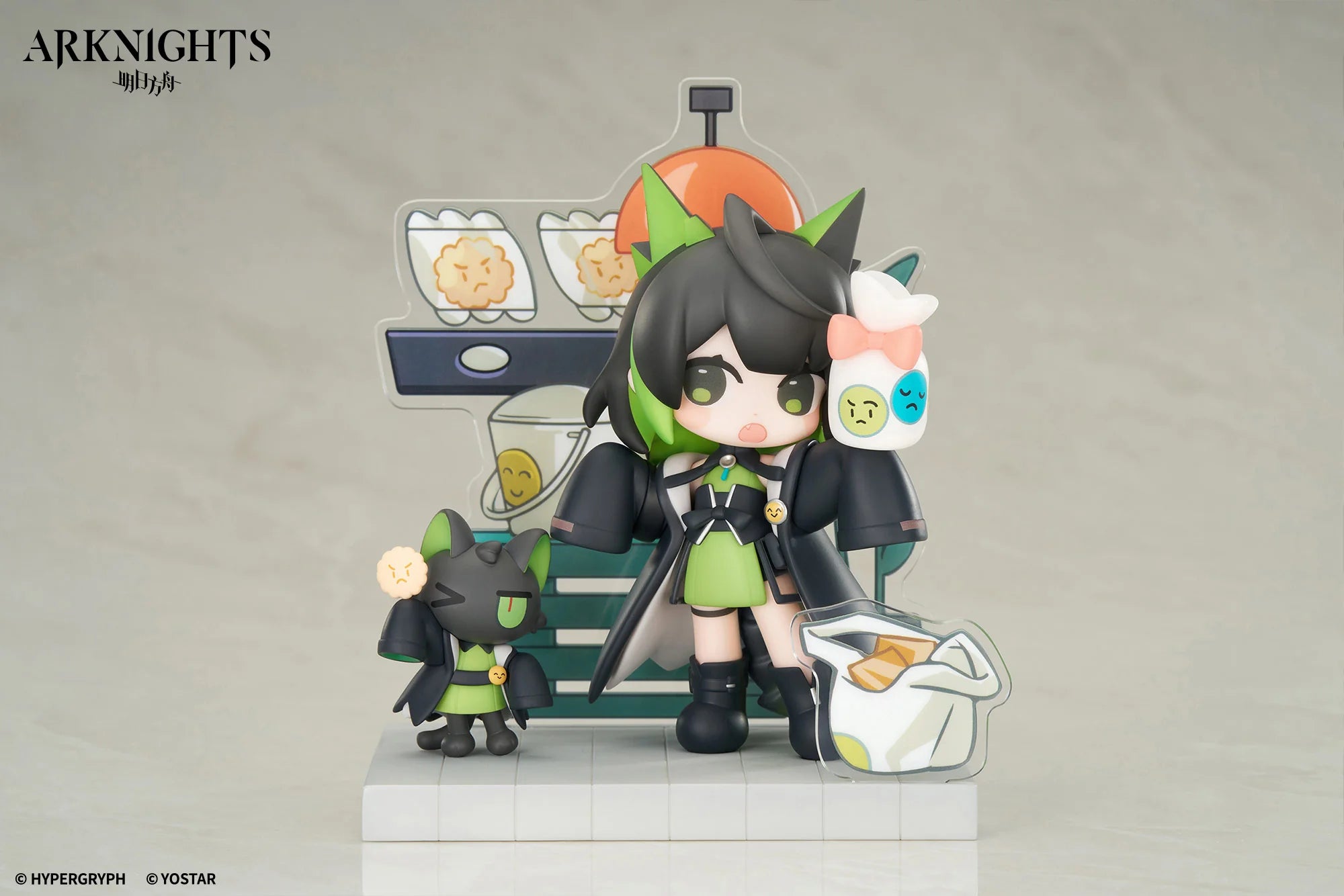 Arknights - Kal'tsit (The Remains of Time Ver.) & Mon3tr Cuties Series Chibi Figure APEX
