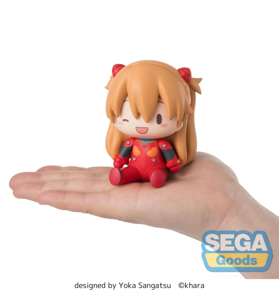 Rebuild of Evangelion - Asuka Langley (Plug Suit Ver) Fuwa Petit Chibi Figure SEGA