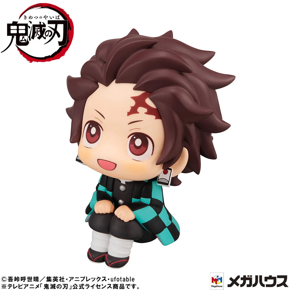 Demon Slayer: Kimetsu no Yaiba - Tanjiro Kamado (Sharp face Ver.) & Nezuko Kamado (Conquered the Sun Ver.) Set [with gift] Lookup Mini Figure MegaHouse