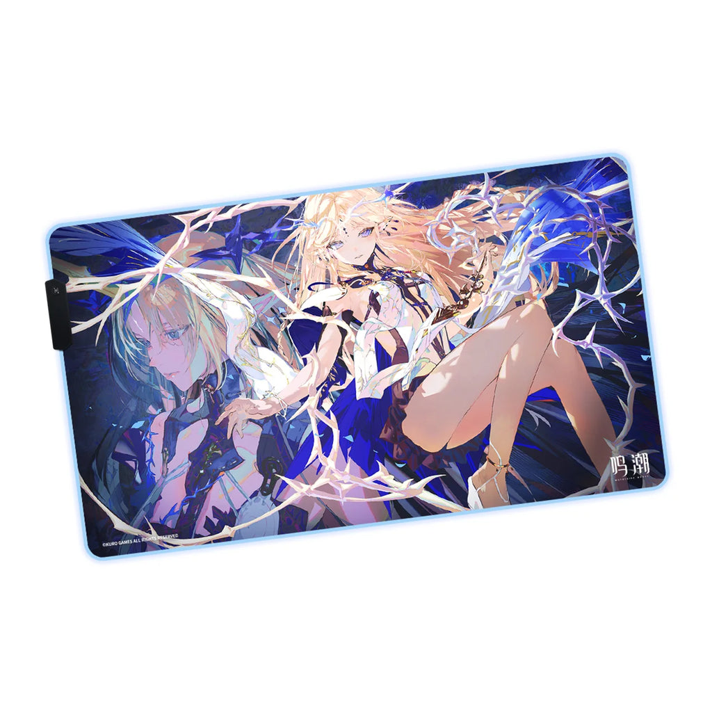 Wuthering Waves - Against the Tides Themed RGB Glowing Mouse Pad KURO GAMES