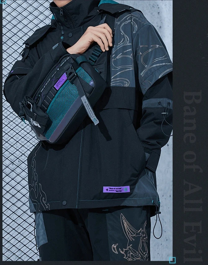 Genshin Impact - Themes of Xiao Designed Crossbody Bag miHoYo