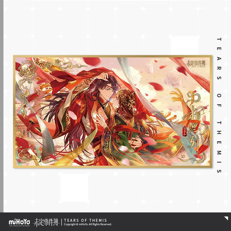 Tears of Themis - Red Dust Together For Long Life Series Art Board miHoYo