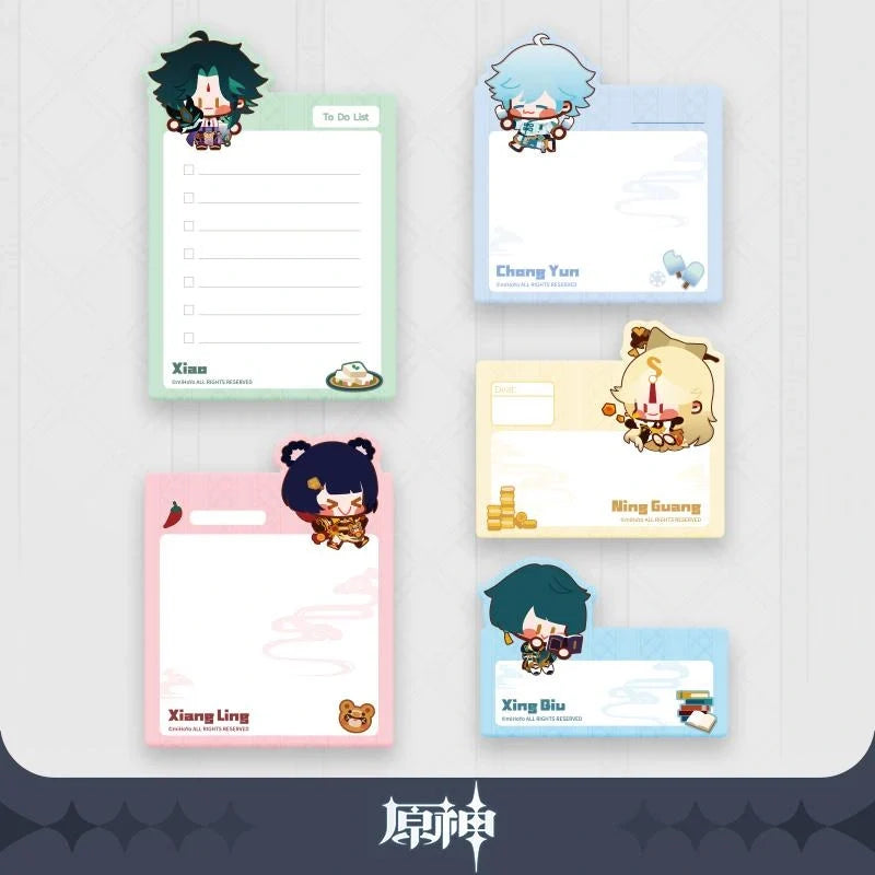 Genshin Impact - Chibi Character Sticky Notepad miHoYo