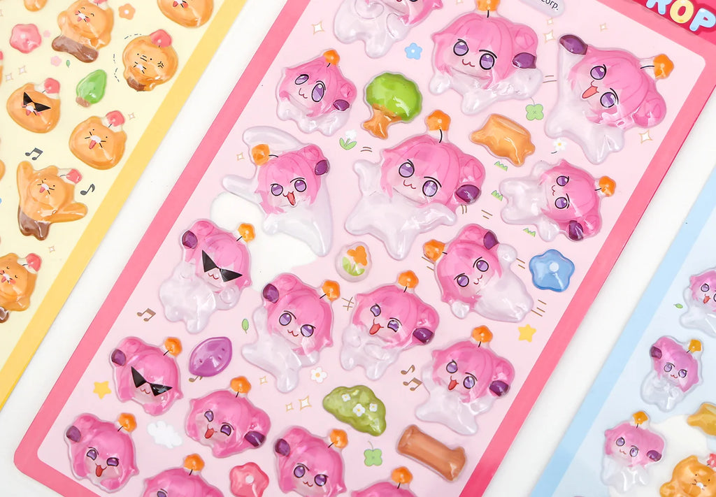 Goddess of Victory: Nikke - Doro＆Choonsik KAKAO FRIENDS Collab Series 3D Puffy Stickers GNF TOYZ