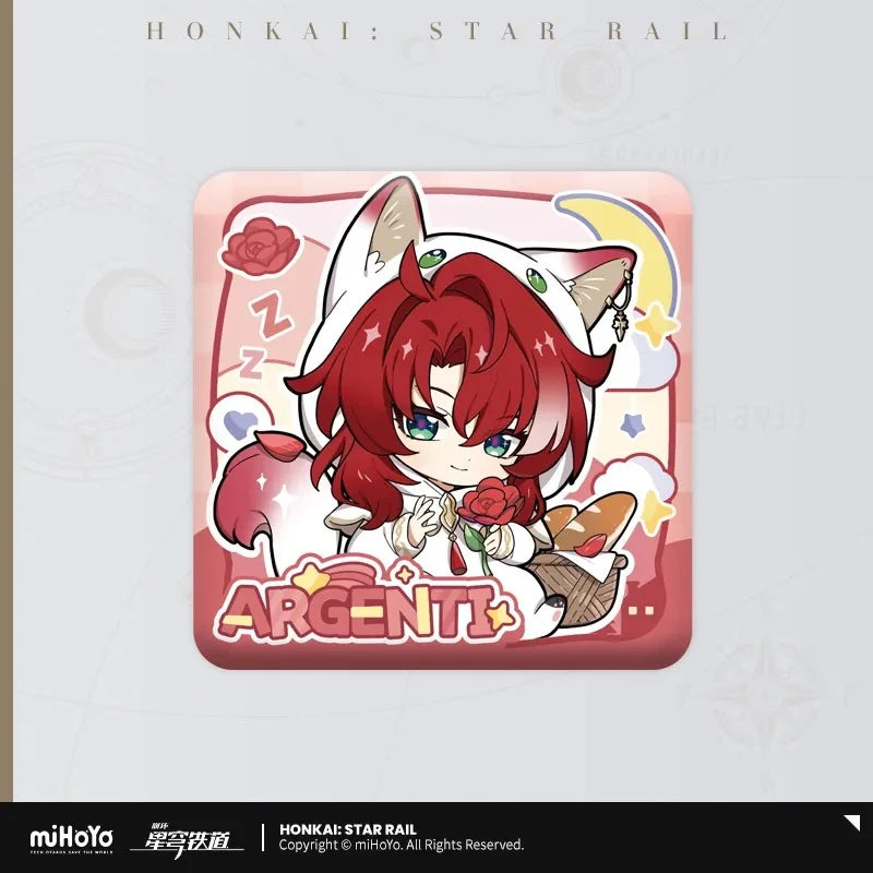 Honkai: Star Rail - Boys Dorm Series Chibi Square Badge miHoYo