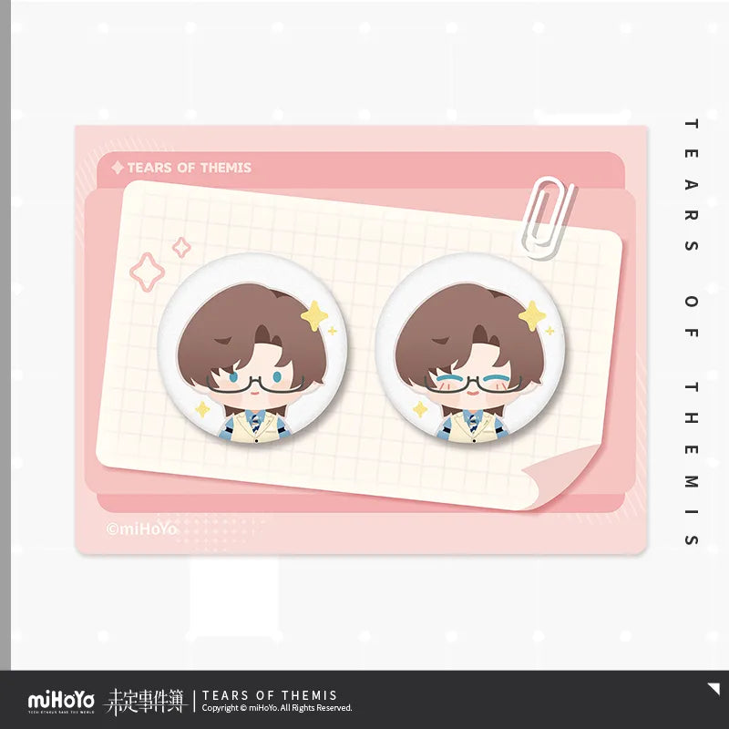 Tears of Themis - Stellis Heartbeat Series Artem Wing Chibi Mini Badge Set miHoYo
