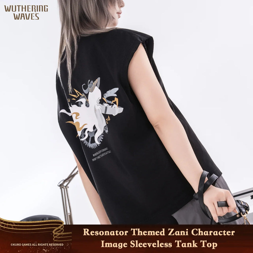 Wuthering Waves - Resonator Themed Zani Character Image Sleeveless Tank Top KURO GAMES
