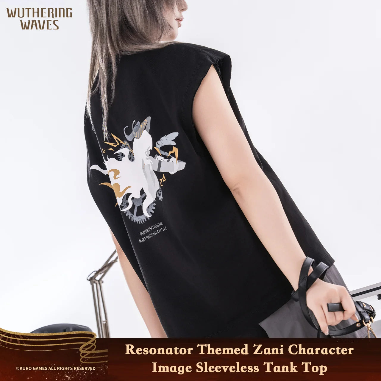 Wuthering Waves - Resonator Themed Zani Character Image Sleeveless Tank Top KURO GAMES