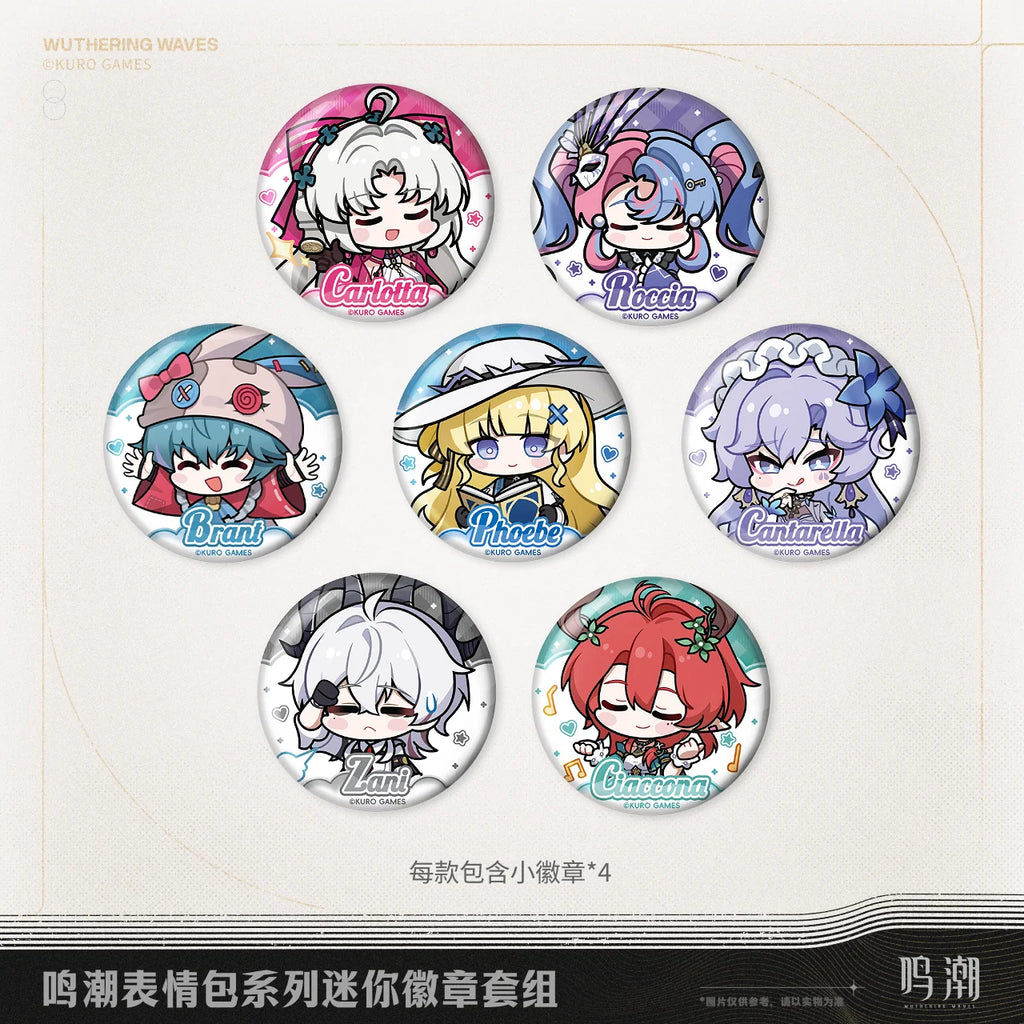 Wuthering Waves - Sticker Series Mini Badge Set KURO GAMES