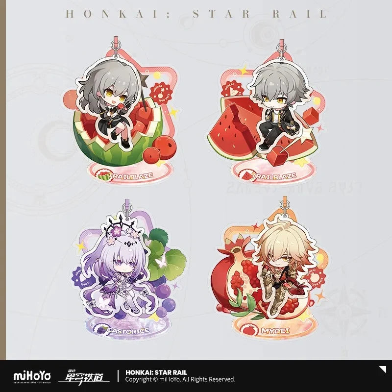 Honkai: Star Rail - Fruity Summer Series Chibi Acrylic Keychian miHoYo