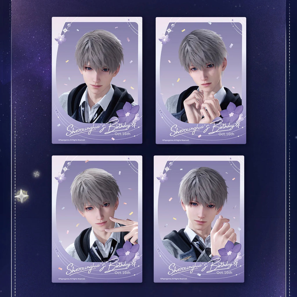Love and Deepspace - Xavier 2025 Birthday Between Stars Series Polaroid Set InFold Games