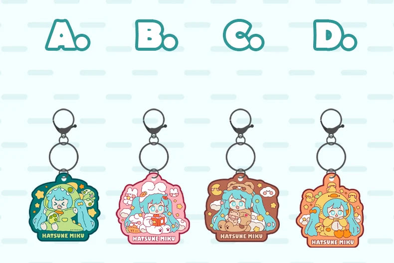 [Pre-order]Hatsune Miku - Hatsune Miku Pajama Party Rubber Keychain Moeyu