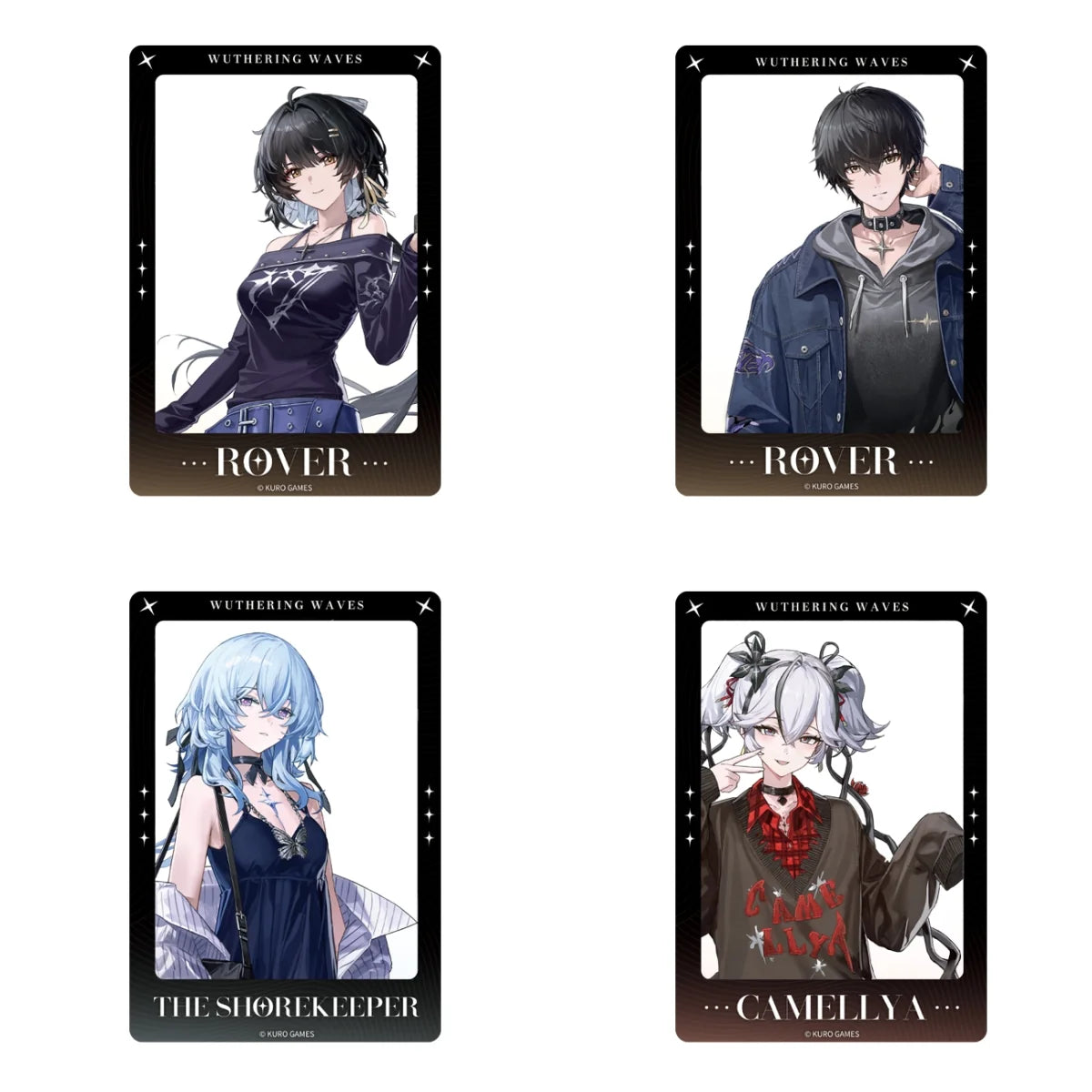 Wuthering Waves - Focused Freeze Series Character Acrylic Clear Card Karasumaya