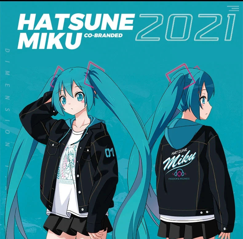 Hatsune Miku - Hatsune Miku 2021 Denim Jacket Outerwear Moeyu