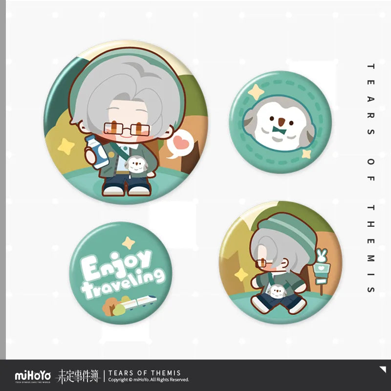 Tears of Themis - Leisure Time Series Chibi Mini Badge Set miHoYo
