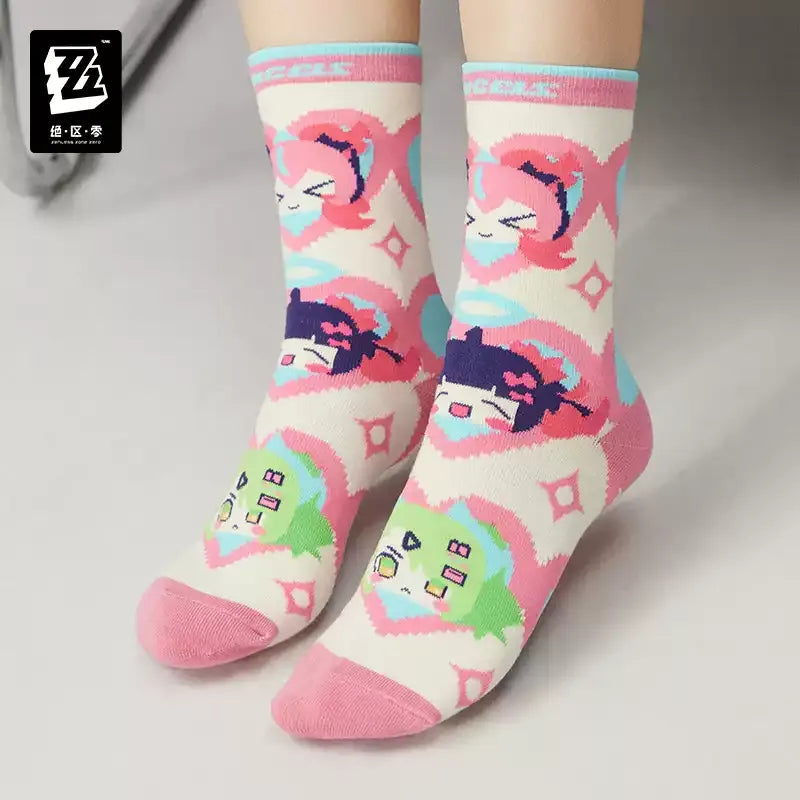 Zenless Zone Zero - Angels of Delusion Printed & Embroidered Socks Set miHoYo