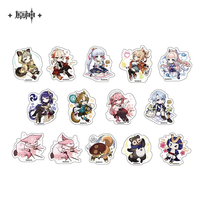 Genshin Impact - Outing Series Sticker Pack miHoYo