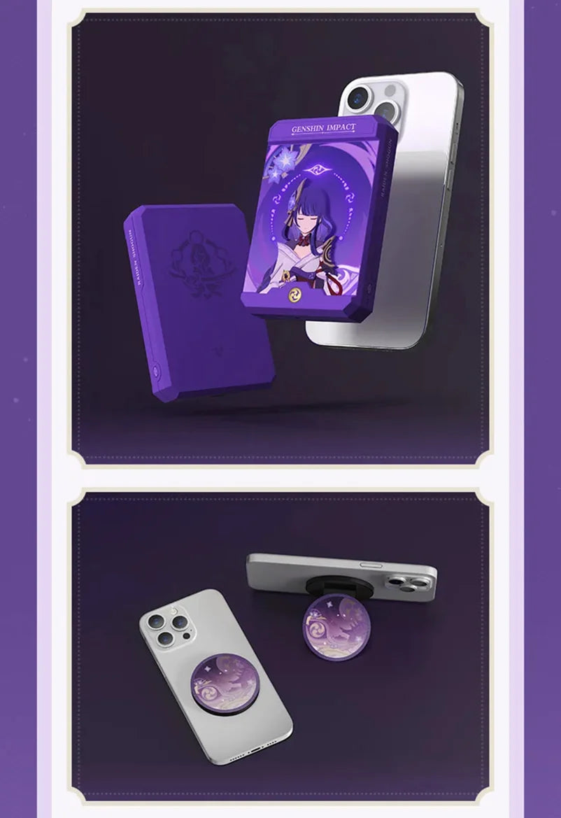 Genshin Impact - Raiden Shogun Reign of Serenity Portable Battery Charger Gift Box miHoYo