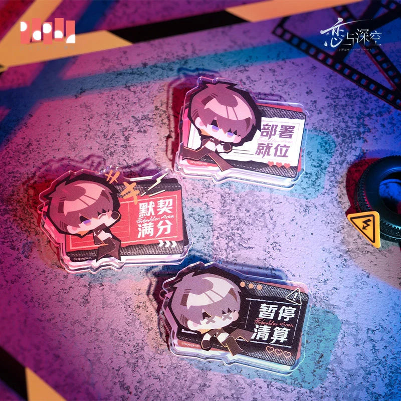 Love and Deepspace - Forbidden Zone Pursuit Series Acrylic Clip Set InFold Games