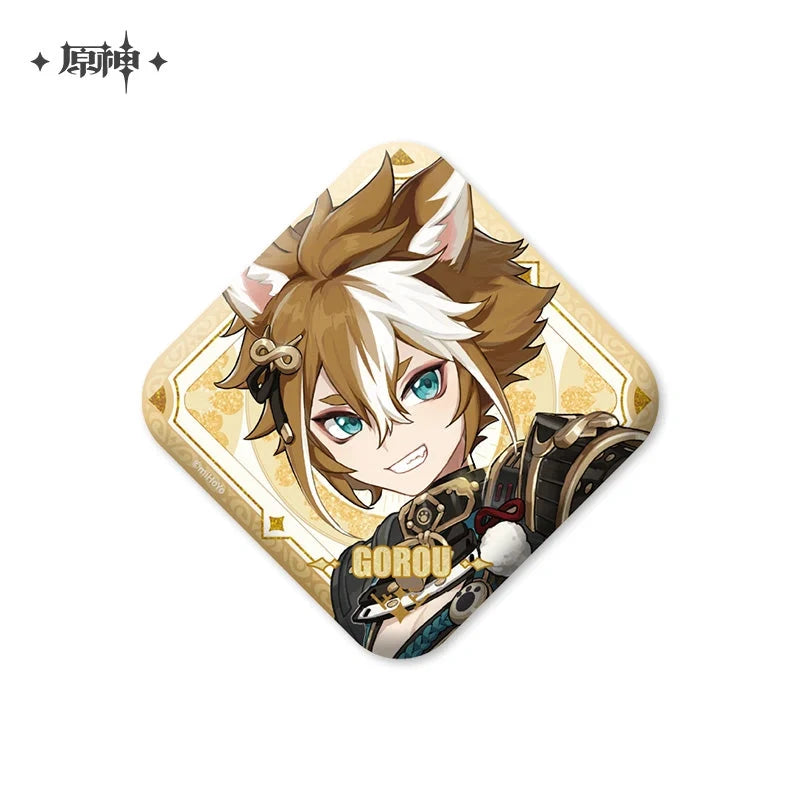 Genshin Impact - IPSTAR Cafe Collab Square Character Badge miHoYo