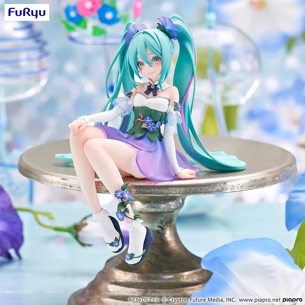 Hatsune Miku - Hatsune Miku(Flower Fairy Morning Glory Ver.) Noodle Stopper Prize Figure FuRyu Corporation