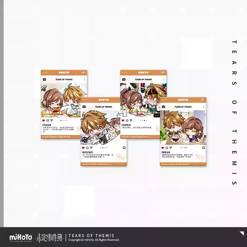 Tears of Themis - Collection Series Chibi Acrylic Photo Card Set Vol.2 miHoYo
