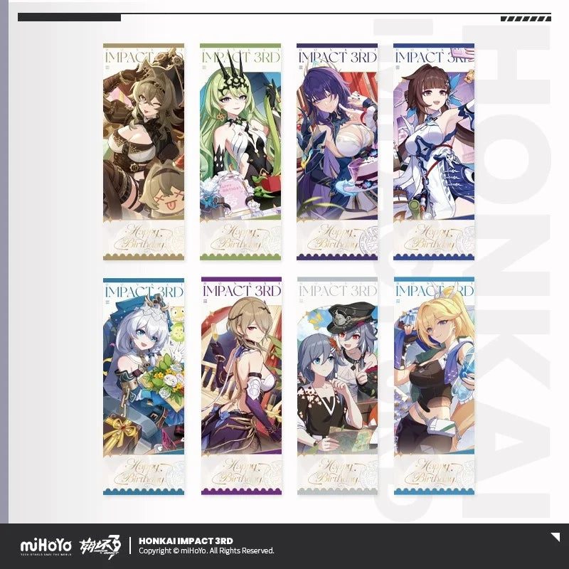 Honkai Impact 3rd - 2026 Birthday Greeting Art Series Laser Ticket miHoYo