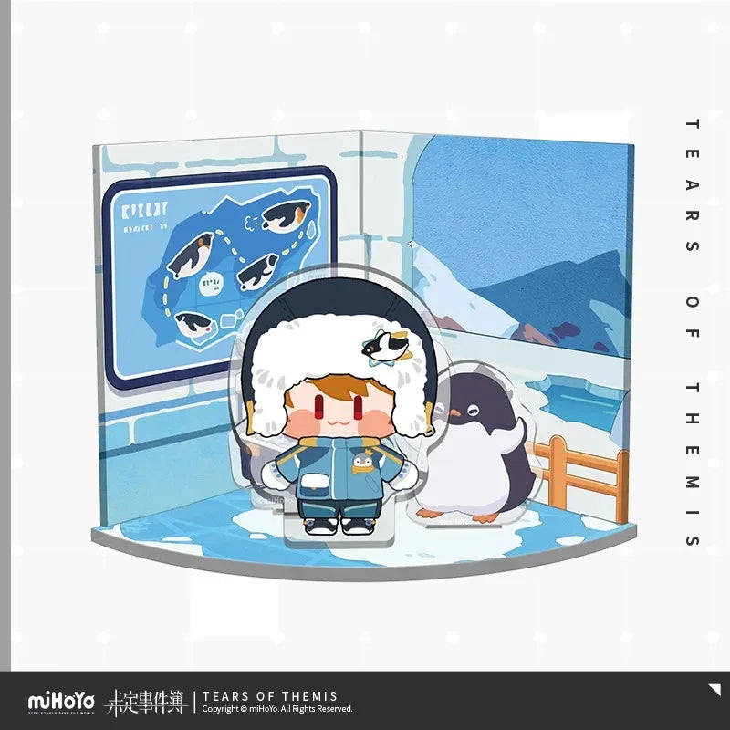 Tears of Themis - Echoes In Blue Series Chibi Acrylic Scene Stand miHoYo