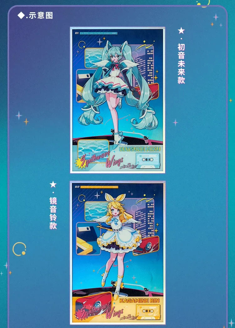 Vocaloid - Wings of the Synthwave Series Acrylic Shikishi Board Moeyu