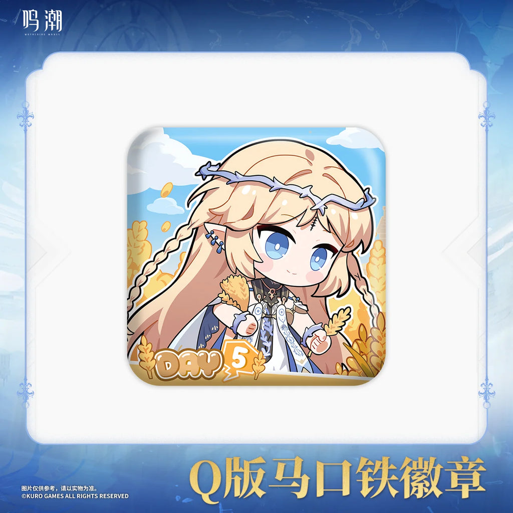 Wuthering Waves - Cartethyia Themed Chibi Ver. Tin Badge KURO GAMES